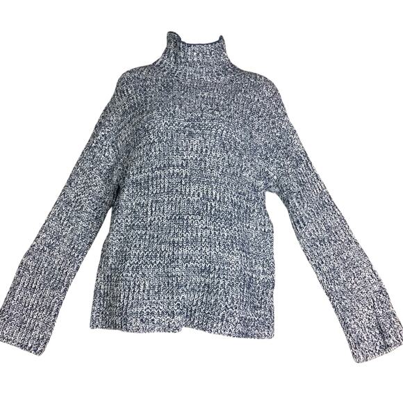 Caslon Sweater Size X-S Mock Neck Chunky Knit Oversized Long Sleeve Pullover - Picture 11 of 11